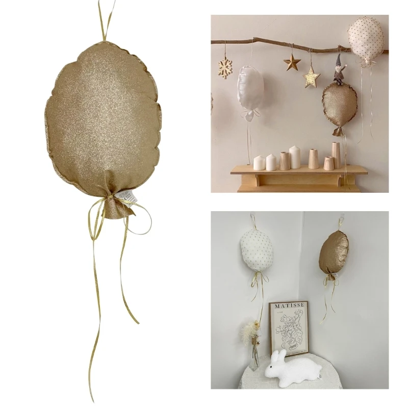 Cotton Balloon Wall Hanging Ornaments Kid Room Decorations Nordic Pillow Baby Nursery Bedroom Home Decorations 2