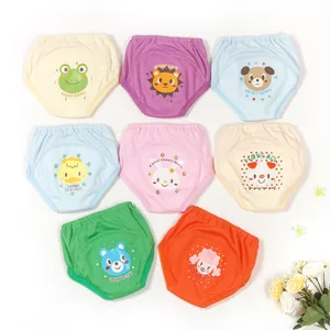 Baby Diapers Waterproof Reusable Training Pants Cotton Infant Shorts Cute Cartoon Nappies Panties Nappy Changing Underwear Cloth