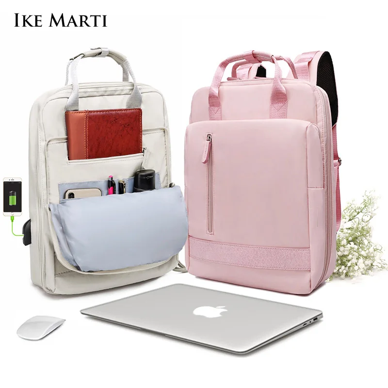 Tanie IKE MARTI kobiety plecaki plecak szkolny dziewczyna moda Sac Dos Femme 2021 sklep