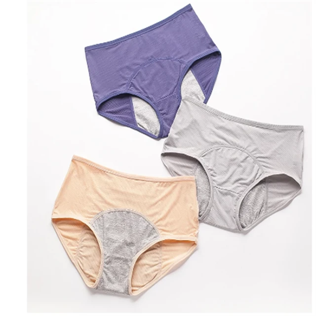 CXZD Leak Proof Menstrual Period Panties Women Underwear Physiological  Cotton Briefs Plus Size Lingerie Waterproof Panties - AliExpress