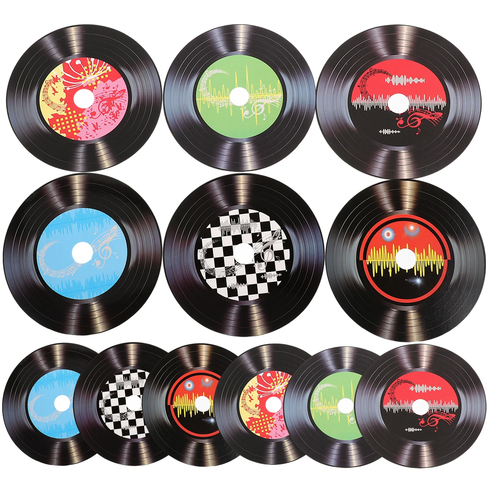 Carta Retro Wall Signs Record Wall Decor Per Bar Stile Casuale Bar Caffetteria Parete Interna Cd Old Record Decor Wall