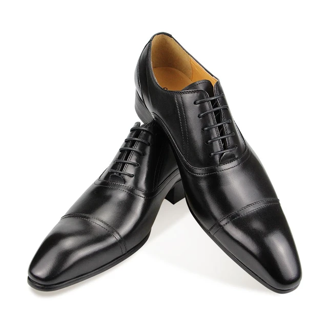 Mens Dress Shoes Luxury Genuine Leather  Luxury Italian Leather Dress Shoes  Men - Men's Dress Shoes - Aliexpress