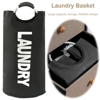 82L Dirty Clothes Basket Large Capacity Foldable Laundry Basket Clothes Storage Basket Multifunction for Laundry Room Dorm 1