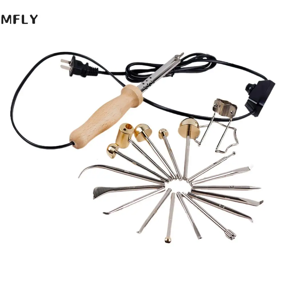 110V/220V Electric Fabric Flower Maker Artificial Fabric Flower Making Tool Adjustable Temperature DIY Floral Leaf Ironing Tool