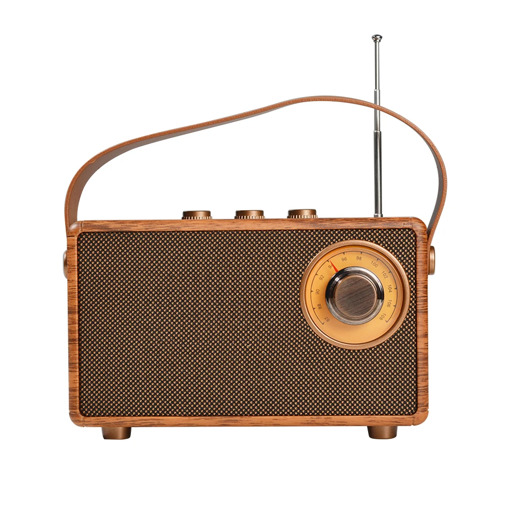 야외 여행 캠핑용 크리에이티브 라디오 스피커, 블루투스 호환 5.1 FM 라디오 지지대, U 디스크 삽입 Tf 카드 소형 스피커