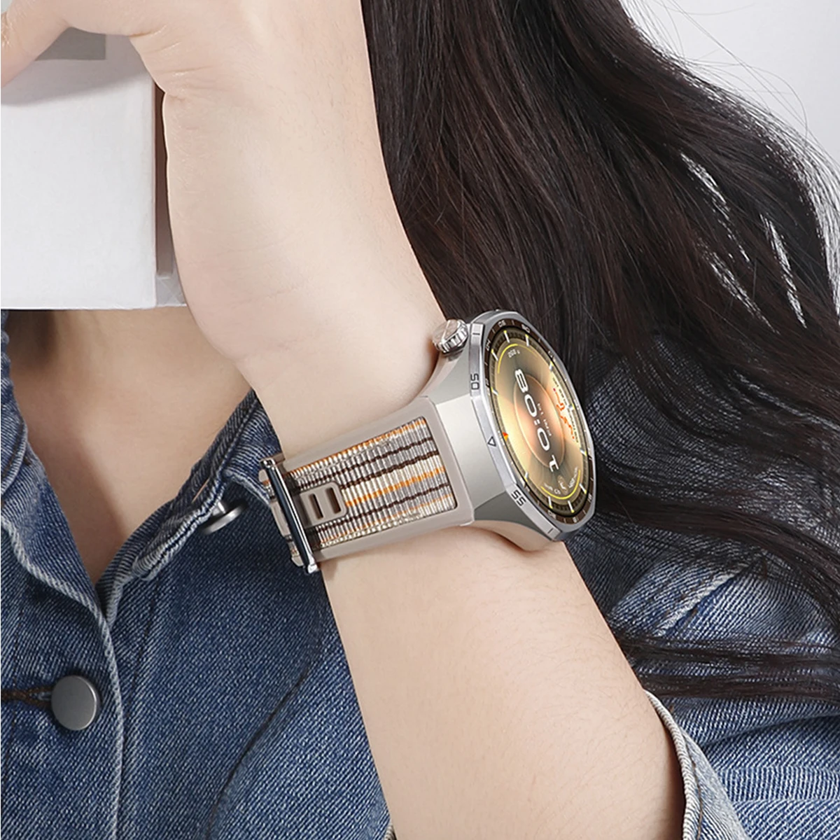 Enhanced Nylon-Silicone Sport Strap with Quick Button
