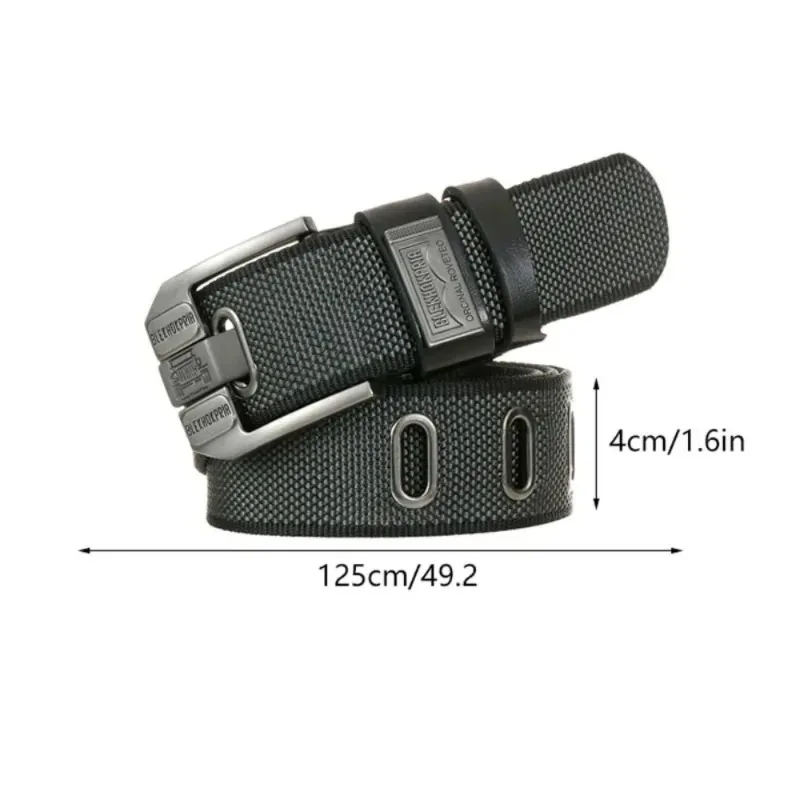 Men's Needle Buckle Youth Work Belt Casual Retro Decoration Fashionable High Quality Ribbon  Convenient  and  Practical