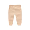 Unisex 1 Piece Solid Color Cotton Newborn Baby Boy Pant 0-24Months Autumn Baby Girl Pant Trousers Spring Legging 5