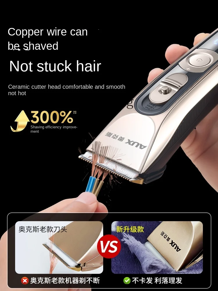 Tqh Hair Clipper Electric Clipper Shaving Head Electrical Hair Cutter Household Professional Hair Salon Electric Razor 3