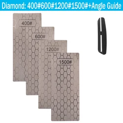 Diamond Stone Knife Sharpener for Kitchen - Premium Sharpening and Grinding Tool (SET 6-4PCS KC)