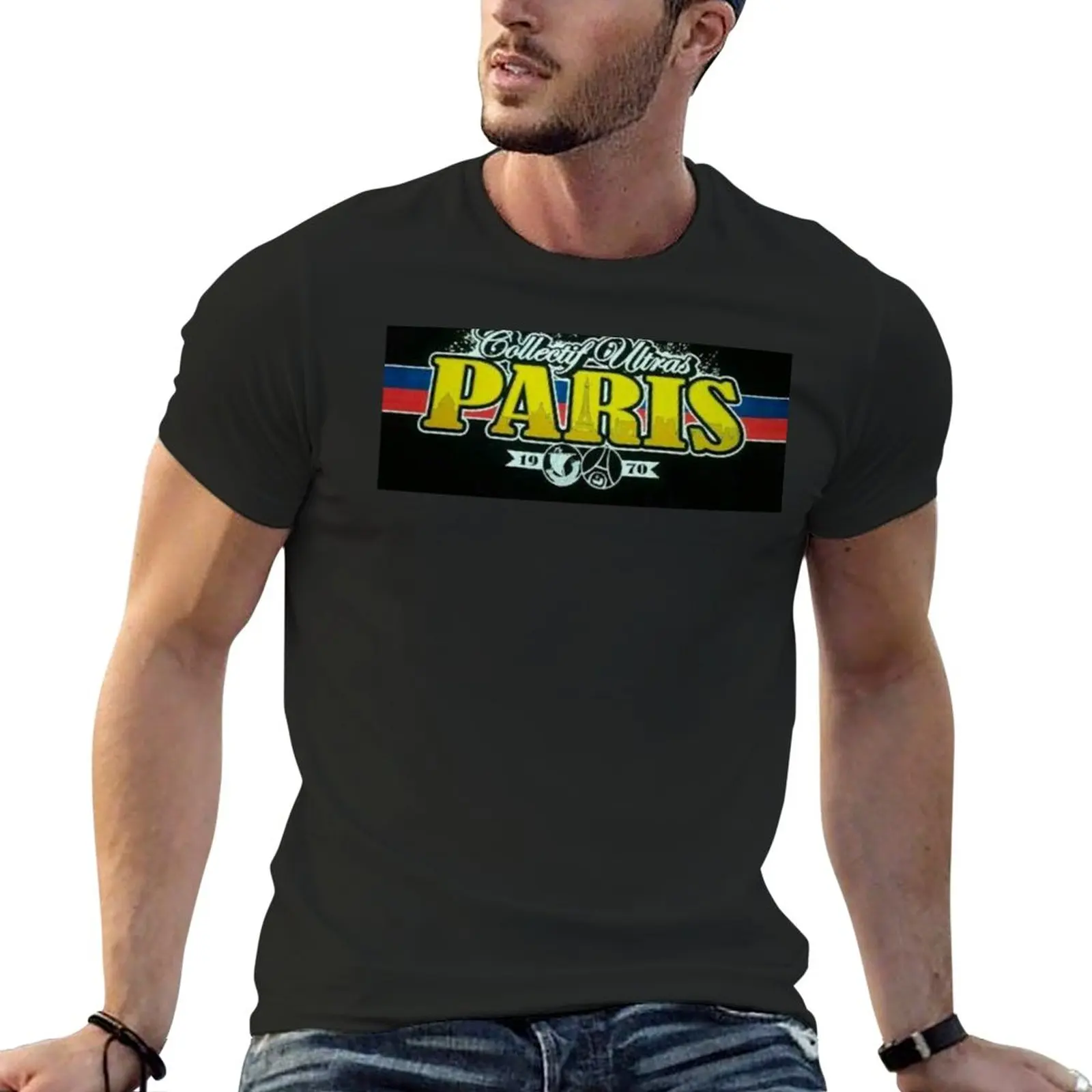 

New COLLECTIVE ULTRAS PARIS T-Shirt tees new edition t shirt vintage clothes tshirts for men