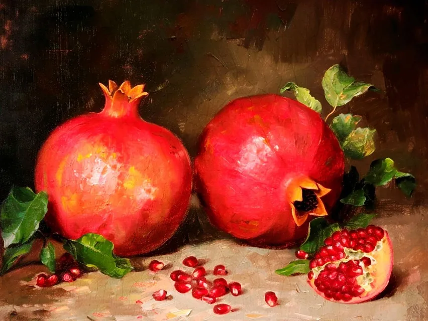 Gourmet Fruit Still Life Canvas Wall Art