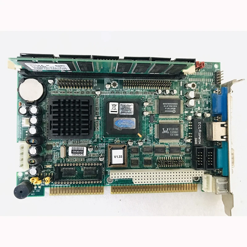 Hot For Advantech ISA Half length Card Industrial Control Equipment Machine Motherboard PCA 6753 Rev A2