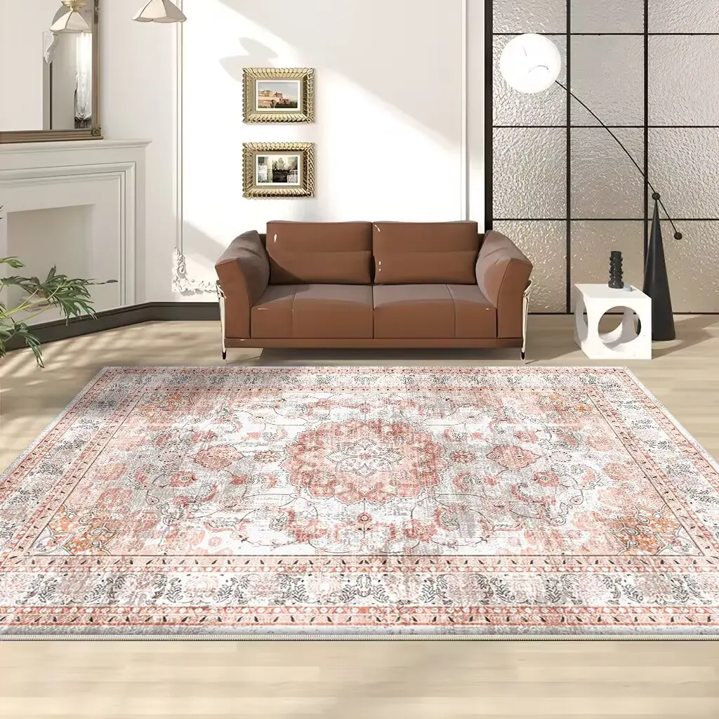 Retro Boho Light Colored Rugs 1