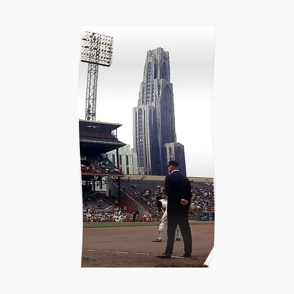 

Forbes Field Cathedral Of Learning Oak Poster Painting Mural Vintage Wall Decoration Print Picture Funny Home Art No Frame