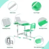 Student Children's Desk, Ergonomic Table and Thair Set, with Drawer, Reading Stand, Anddimmable LED Lamp, Height-Adjustable 6