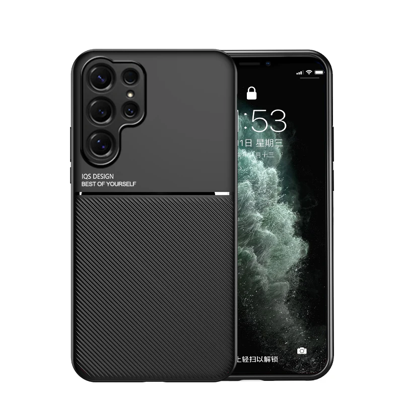 Slim Non-Slip Protective Phone Case with Magnetic Car Holder Compatibility