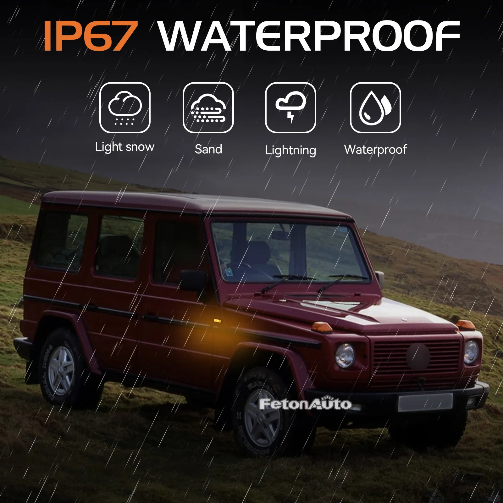 Последовательная лампа указателя поворота для Mercedes Benz G-Class W460 W463 W461 G500 G550 G55 G63 G65 (art.: 3920bfd71a768) - 3920bfd71a768
