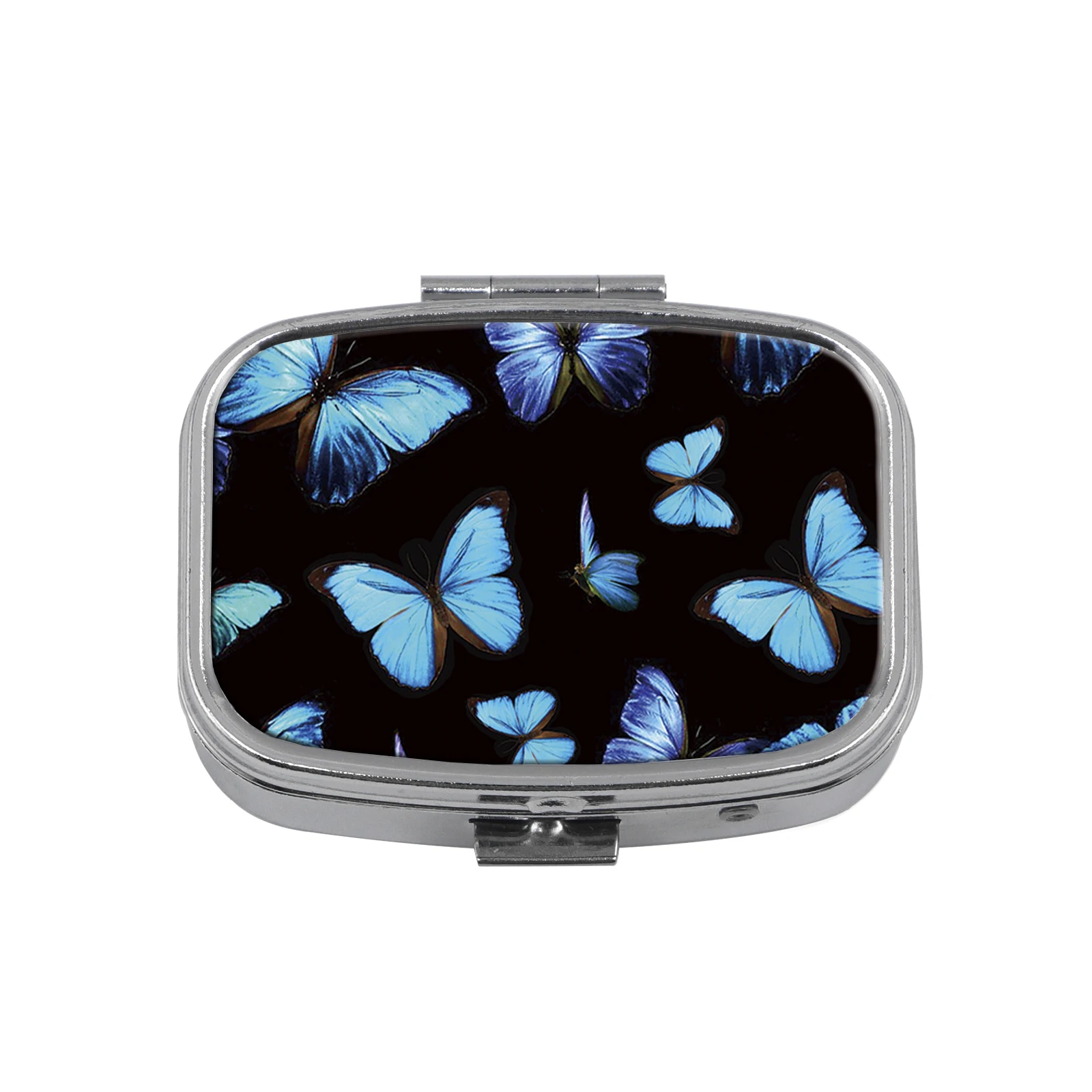 Mini Portable Cartoon Animal Pill Organizer with Multi-Grid Storage