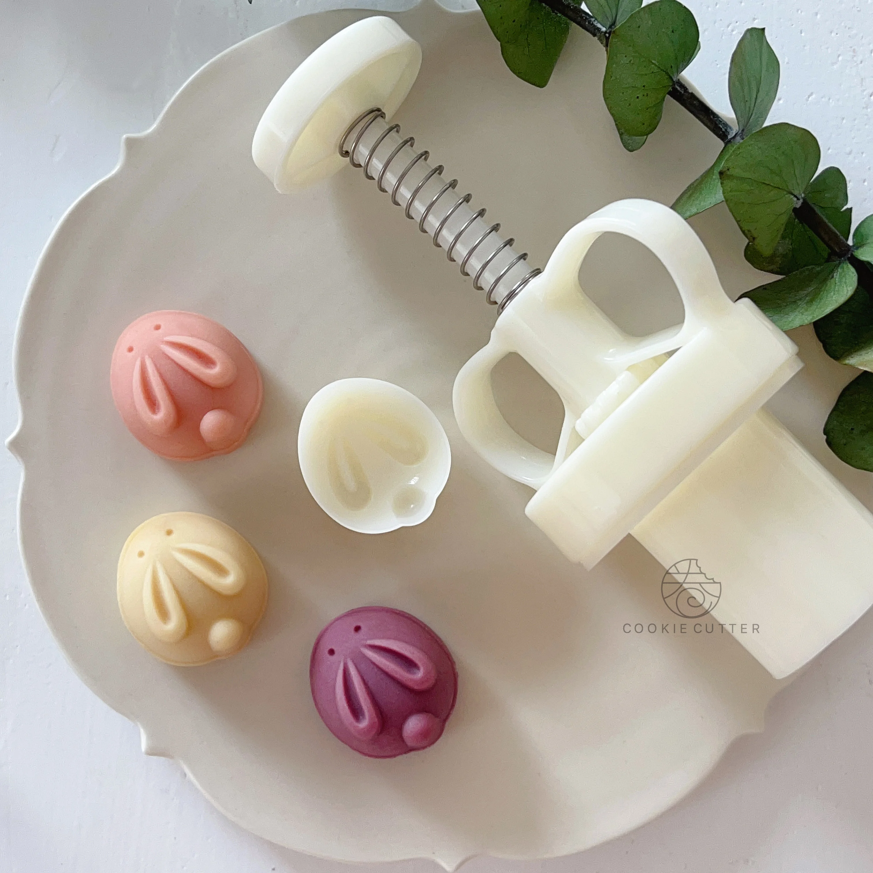 20g 50g Mid-Autumn Festival Mooncake Press Mold Bunny 3D Rabbit Shape  Pastry Cookie Stamp Grean Bean Cake New Kitchen Utensils