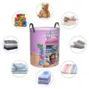 Custom Gabbys Dollhouse Laundry Basket Foldable Large Clothes Storage Bin Pandy Paws Gabby Mermaid Cat Baby Hamper 5