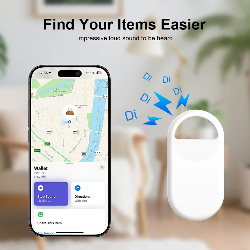 Enhanced Smart Tag Tracker Set with Multi-Color Protective Cases and Sound Alarm Key Locator