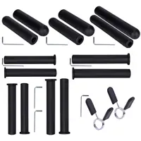 2Pcs Barbell Adapter Sleeve with Wrench Fitness Equipment for Longer Posts Weight Posts Non Slip for Fitness Equipment Gym Parts 1