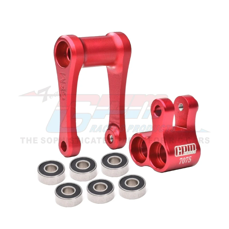 Kit Snodo E Pull Rod In Alluminio 7075 Blu Per Moto RC Losi 1/4 Promoto-MX, Modello MX030