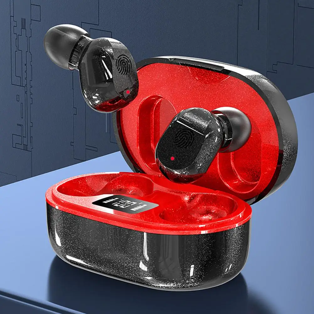 

Bluetooth-compatible Earbuds Intelligent Comfortable Portable Deep Bass Bluetooth-compatible 5.0 Earbuds for Hiking
