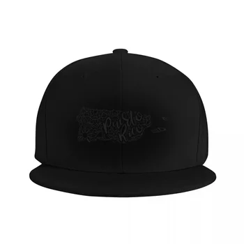 Puerto Rico Map Geometric For Men Baseball Cap 1
