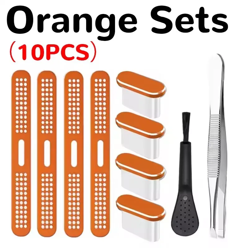 Universal Mobile Phone Speaker Dust Mesh Net Cover and USB Type C Port Protector Kit