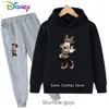 Anime Minnie Mouse Kids Hoodie Set Spring Autumn Stylish Boys Girls Clothes Match Skirts Outfit​