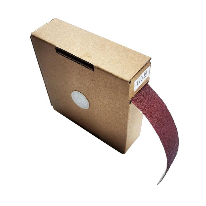 

67JE Emery Cloth Roll Abrasive Sand Paper 80 100 120 150 240 180 400 600 Grit Sandpaper Rolls with Dispenser