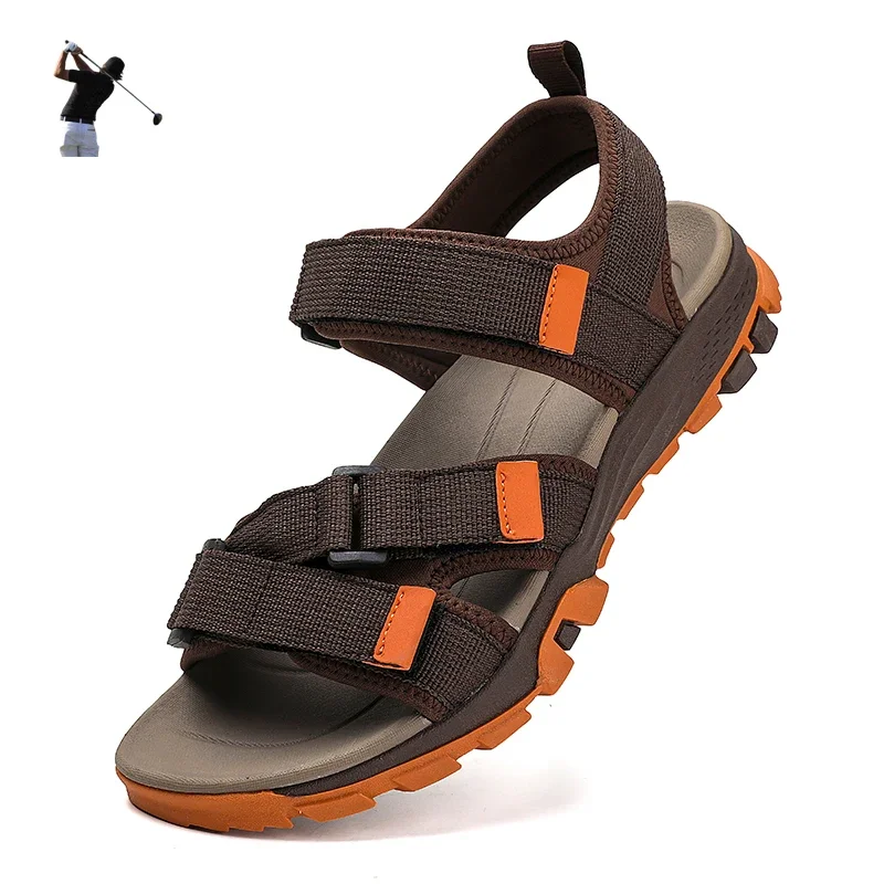 Men Summer Outdoor Golf Sandals Breathable Male Quick Dry Turf Walking Jogging Sandals Non-slip Golfing Shoes golf shoes