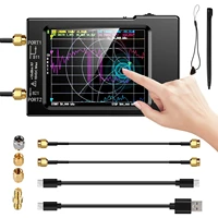 NanoVNA-H Vector Network Antenna Analyzer 10KHz-1.5GHz MF HF VHF UHF W/ Shell SD Card Slot Supprt 32G Digital Nano VNA-H Tester 1