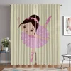 Elegant Room Curtains for Camera Ballet Home Interior Curtains 2 Pieces Window Curtain Shades Tulle for Bedroom Partition Living 1