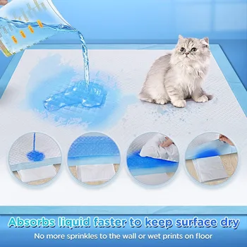 XXL Thicken 6 Layers Ultra Absorbent Dog Pee Pads Extra Large Leak-Proof Odor-Control Puppy Training Pads Quick Dry Pee Pads 6