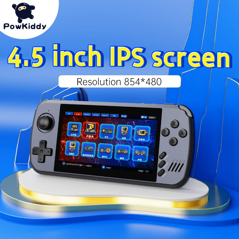 Powkiddy X45 4.5 Inch Ips Screen 854*480 Handheld Game Console Atm7051