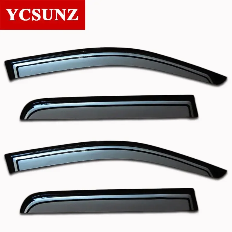 Side Window Deflectors For Toyota Hilux Vigo 2005 2006 2007 2008 2009 2010 2011 2012 2013 2014 Door Wind Guards Rain Visor