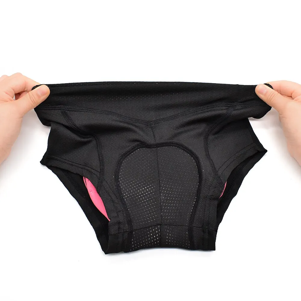 Cycling Shorts Sports Leggings WOSAWE Women Cycling Shorts Compression Tights Pad Shockproof Mountain MTB Bicycle Shorts Riding Bike Sport Underwear Underpant