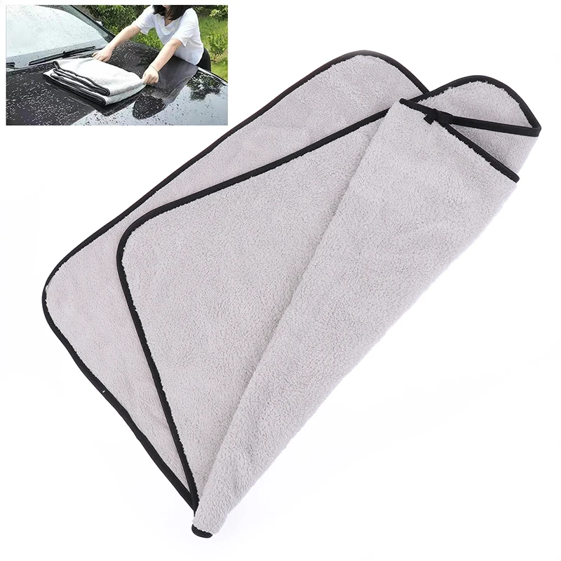 1 Piece Ultra Thick Ultra Fine Fiber Car Cleaning Cloth Non Shedding Towel for Car Care Washing And Polishing