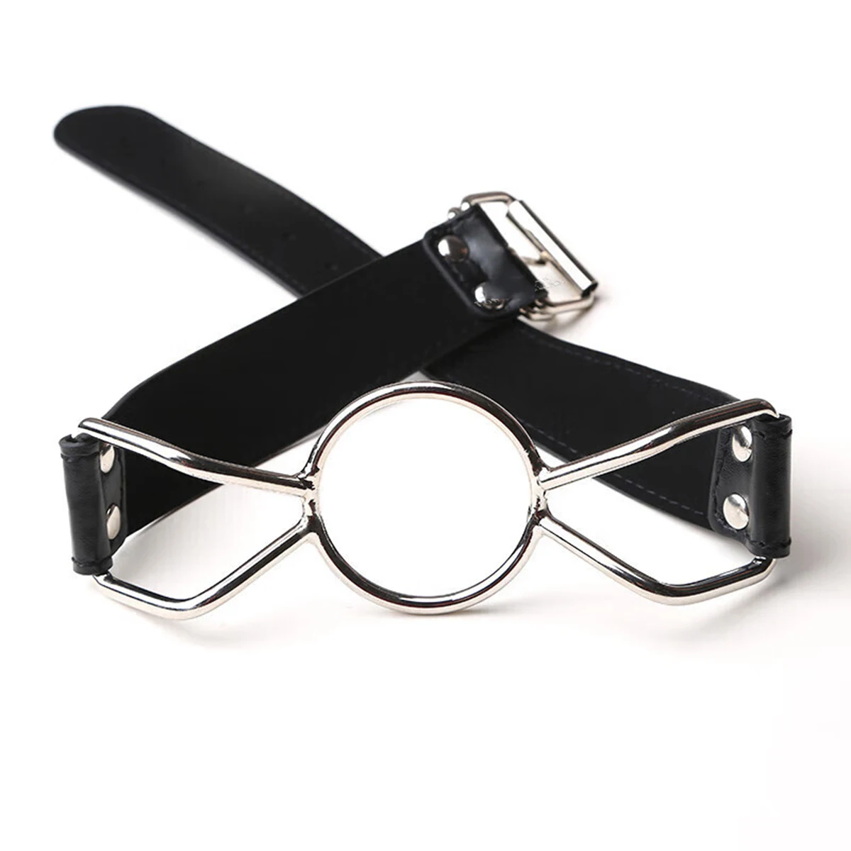 SM Mouth Gag BDSM Mouth Plug Spreader Sex Toy Set Women Slave Oral Sex Trainer Adult Metal Ring Gag Flirting Open Mouth Harness