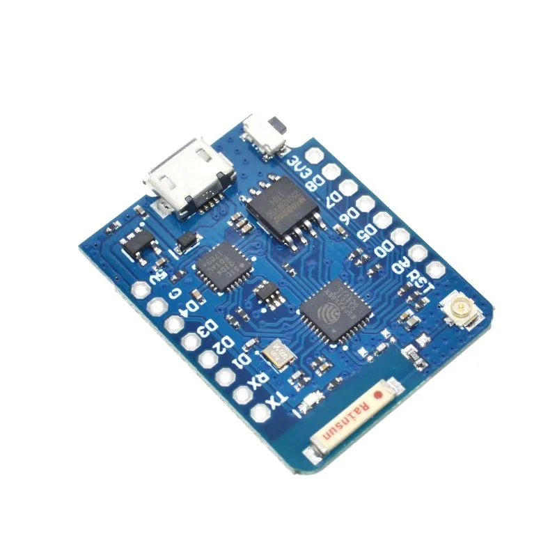 Wemos D1 미니 Pro-16M 바이트 외부 안테나 커넥터, ESP8266 와이파이, 무료 안테나, 1 유닛