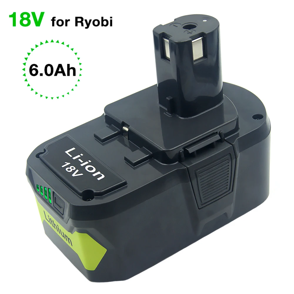 18V Ah for Ryobi RB18L50 ONE+ Lithium-Ion Battery P108 RB18L40