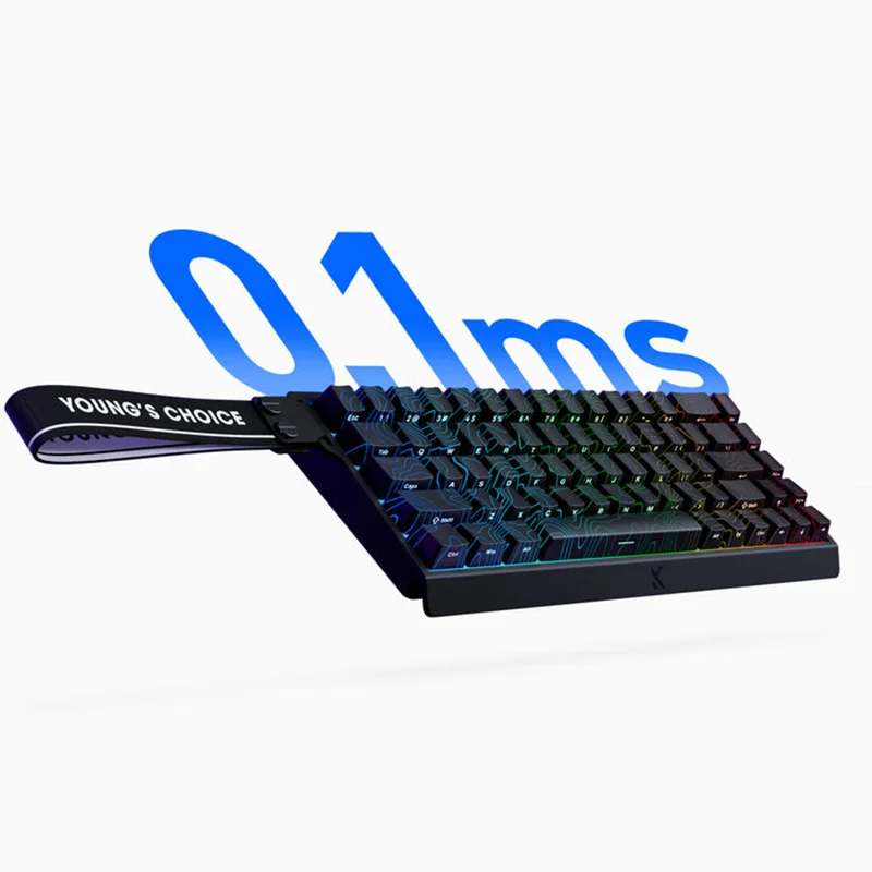 MCHOSE Ace 68 Hall Effect Magnetic Switch Gaming Keyboard Topographic Keycaps Customized TTC Uranus Magnetic Switch eSports 2