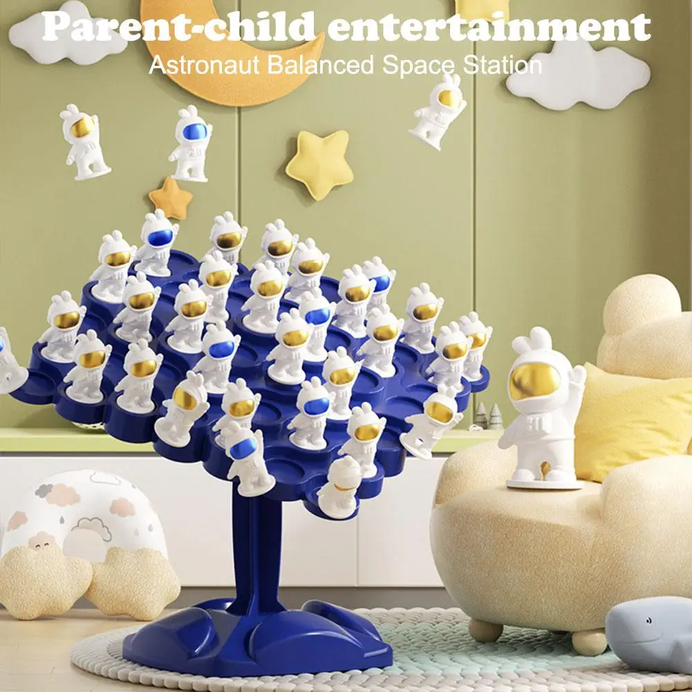 

Веселый астронавт, балансирующее дерево, Детская математическая интерактивная доска Монтессори, Настольная балансирующая игрушка для родителей и детей, игра, балансирующая игрушка Y6u5