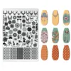 Cartoon Character Halloween Nail Art Stamping Plate Template Wizarding Animals Heart Image Stencil Mold Nail Printing Tools Draw 4