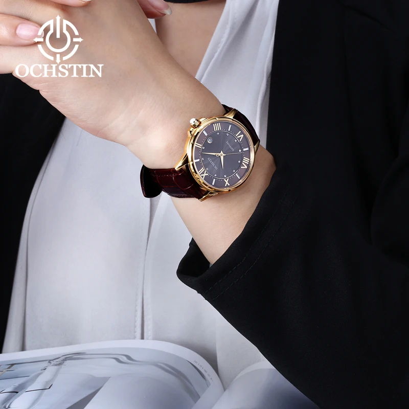 OCHSTIN Personalized Fashion Parangon Perfection Series Automatic Quartz Movement Waterproof Wristwatch Women's Quartz Watches