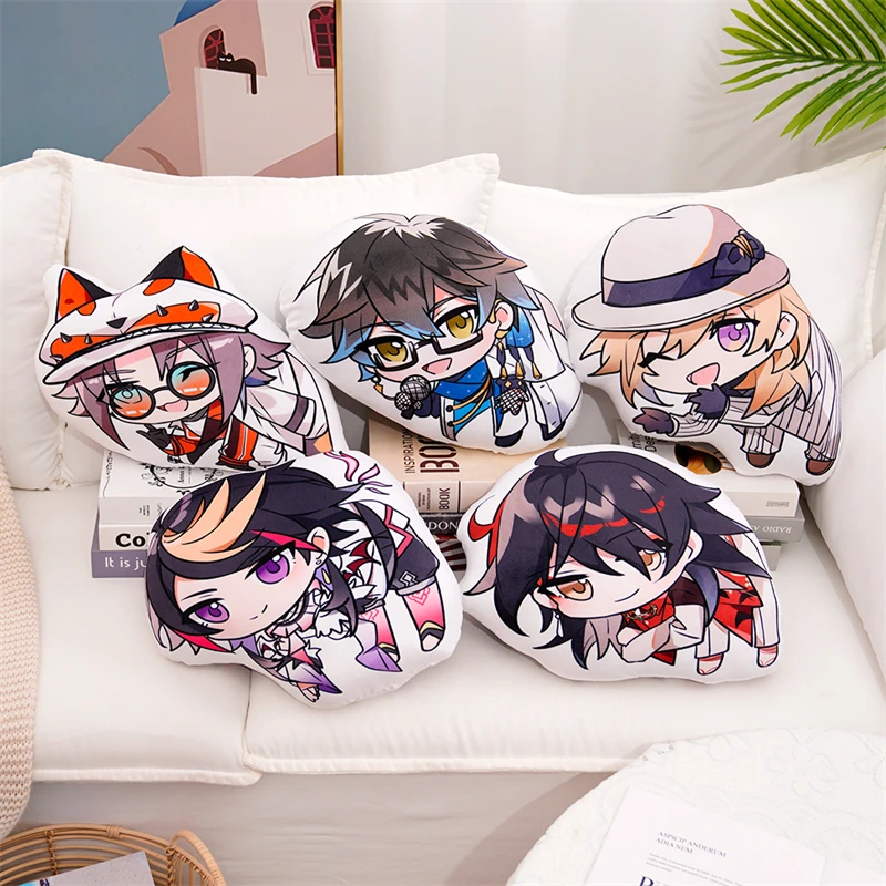 Vtuber Luxiem Mysta Rias Cute Plush Figure Toys Plush Back Cushion ...