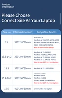 WIWU Waterproof Laptop Sleeve for MacBook Pro 14 2023 A2779 Laptop Bag Case for MacBook Air 13 Fashion Notebook Bag 14 15.6 inch - Image 6